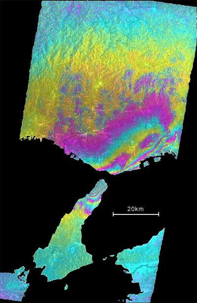 SAR interferogram (overall image)